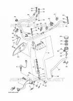 MAITRE CYLINDRE DE FREIN ARRIERE pour Yamaha XT1200Z de 2011