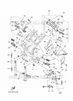 SUPPORT / REPOSE PIEDS pour Yamaha XT1200Z de 2011