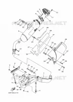 ECHAPPEMENT pour Yamaha XT1200Z de 2011