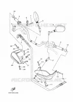 GUIDON ET CABLES pour Yamaha XT1200Z de 2011