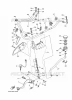 MAITRE CYLINDRE DE FREIN ARRIERE pour Yamaha XT1200Z de 2011