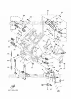 SUPPORT / REPOSE PIEDS pour Yamaha XT1200Z de 2011