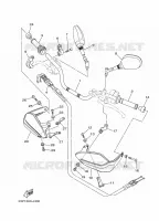 GUIDON ET CABLES pour Yamaha XT1200Z de 2011