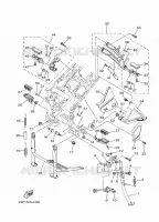 SUPPORT / REPOSE PIEDS pour Yamaha XT1200Z de 2011