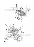 CULASSE pour Yamaha XVS1300A de 2011
