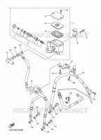 MAITRE CYLINDRE DE FREIN AVANT pour Yamaha XVS1300A de 2011
