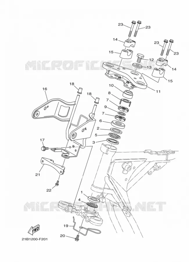 DIRECTION Yamaha MOTO 110 2011 Autres modeles  YD110S CRUX