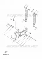 BRAS OSCILLANT / AMORTISSEUR pour Yamaha YP125R de 2011