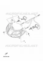 PHARE  pour Yamaha YP125R de 2011