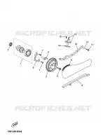 ARBRE A CAMES / CHAINE DE DISTRIBUTION pour Yamaha YP125R de 2011