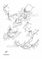 PARE BRISE pour Yamaha YP125R de 2011