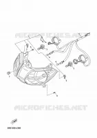 PHARE  pour Yamaha YP125R de 2011