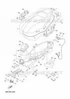 SELLE pour Yamaha YP125R de 2011