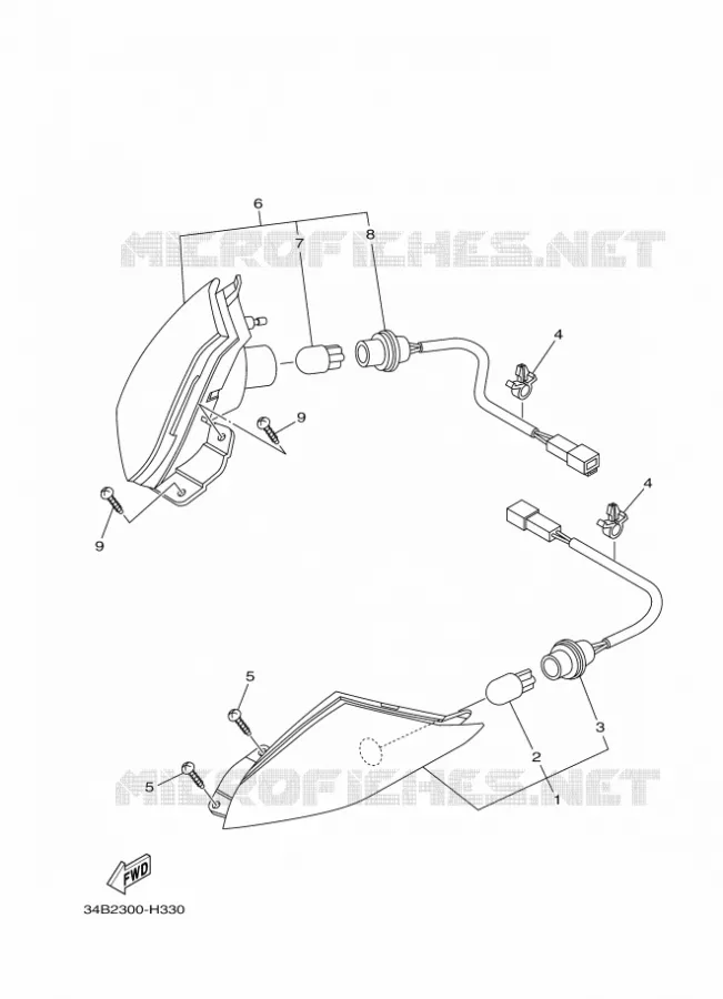 CLIGNOTANT Yamaha SCOOTER 400 2011 MAJESTY  YP400