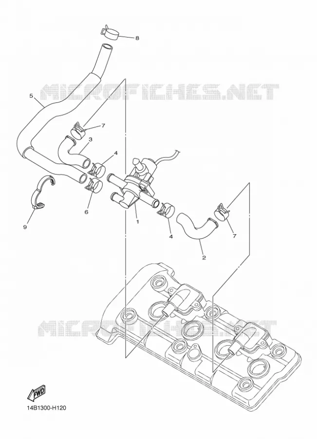 SYSTÈME D'ADMISSION D'AIR AIS Yamaha MOTO 1000 2011 R1  YZF-R1 R1