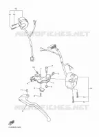 COMMODO / LEVIER pour Yamaha FZ1SA de 2012