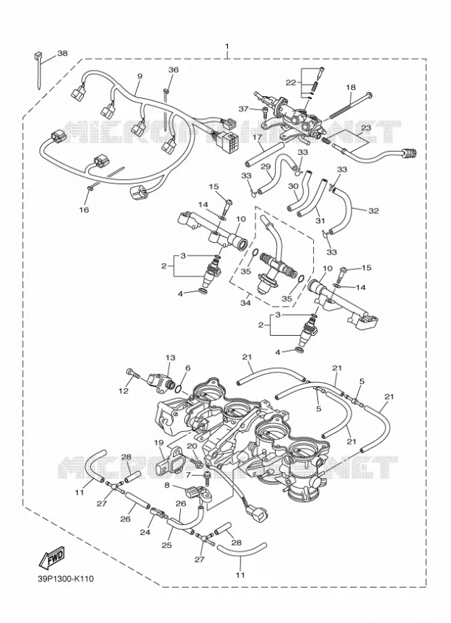ADMISSION 2 Yamaha MOTO 800 2012 FAZER  FZ8-S