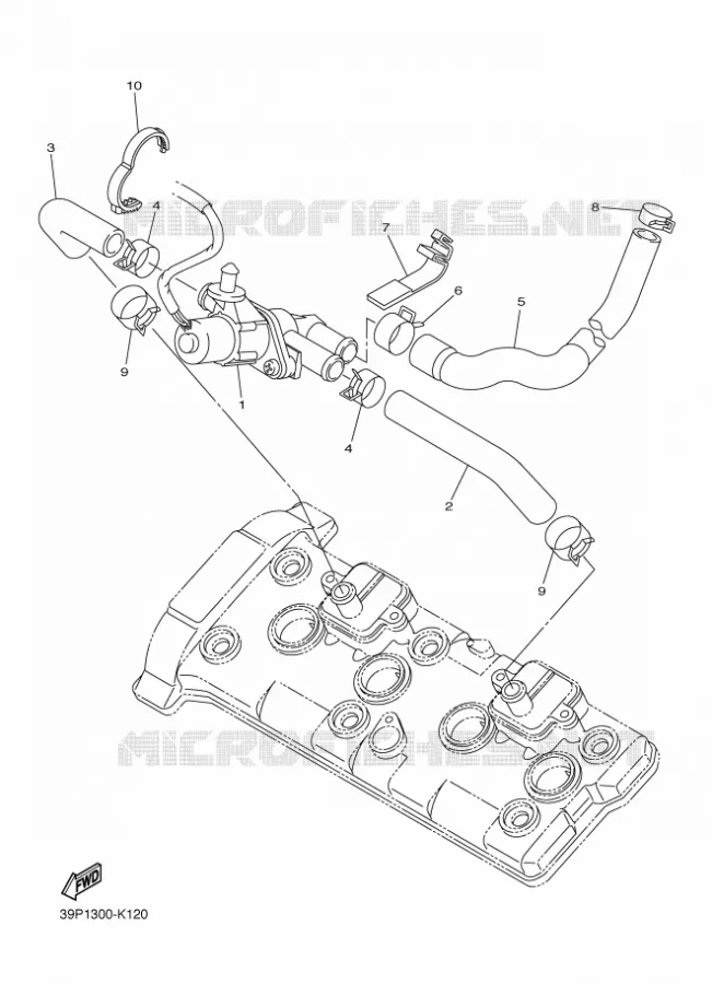SYSTÈME D'ADMISSION D'AIR AIS Yamaha MOTO 800 2012 FAZER ABS  FZ8-SA
