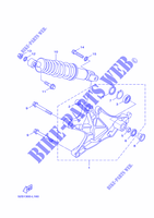 BRAS OSCILLANT / AMORTISSEUR pour Yamaha HW125 de 2012