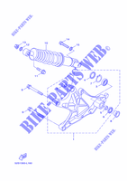 BRAS OSCILLANT / AMORTISSEUR pour Yamaha HW151 de 2012
