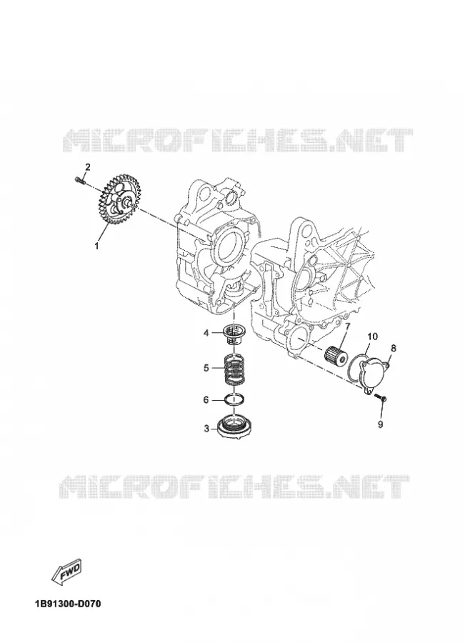 POMPE A HUILE Yamaha SCOOTER 125 2012 XCITY  VP125 XCITY