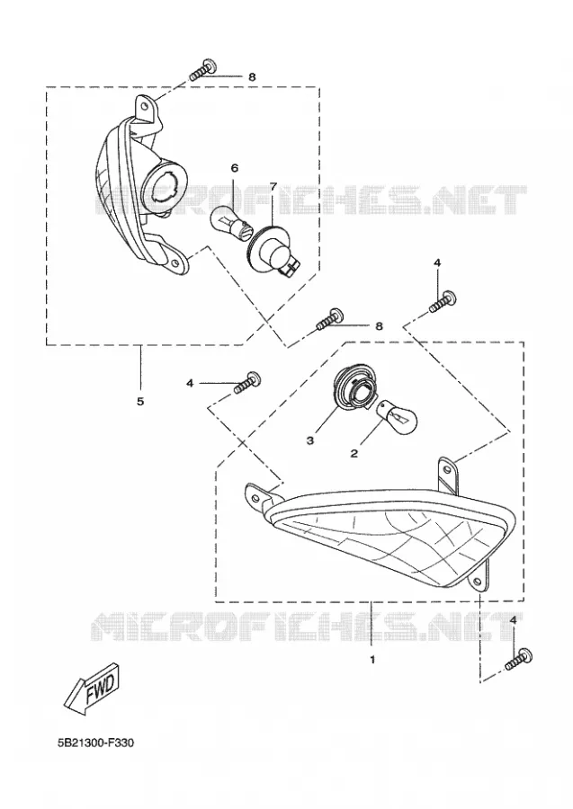 CLIGNOTANT Yamaha SCOOTER 250 2012 XCITY  VP250 XCITY