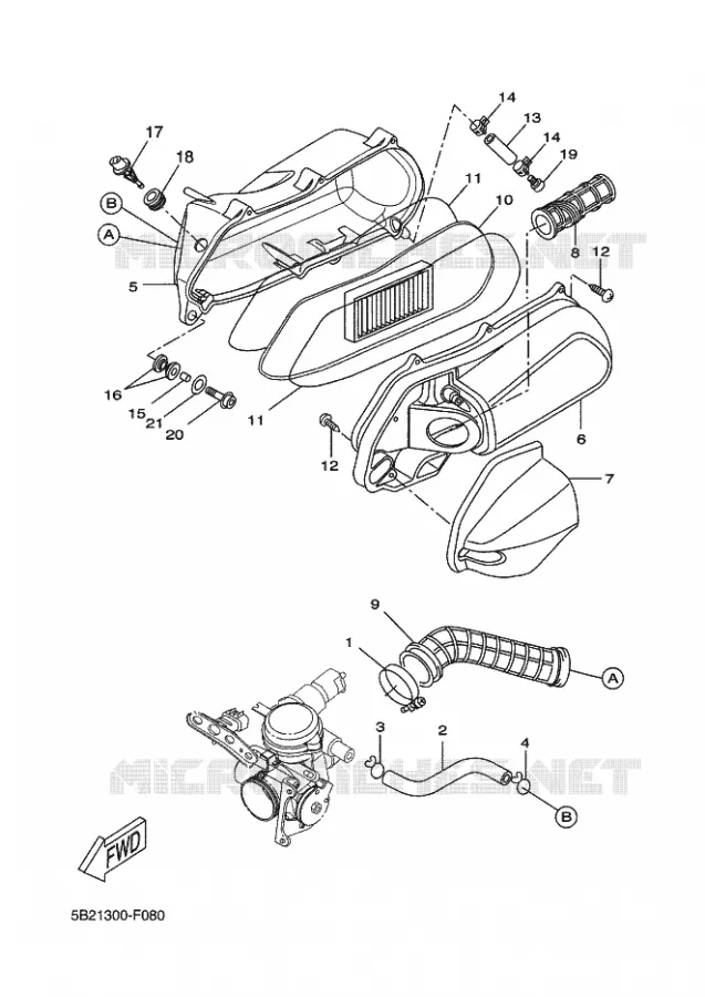 ADMISSION Yamaha SCOOTER 250 2012 XCITY  VP250 XCITY