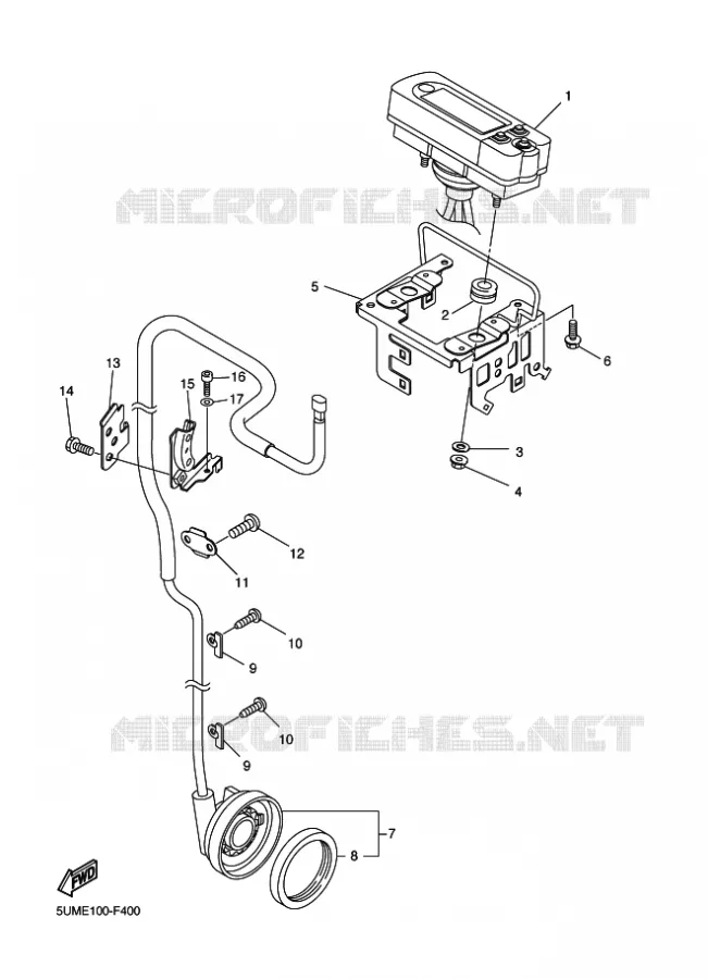 COMPTEUR  Yamaha MOTO 250 2012 WRF  WR250F