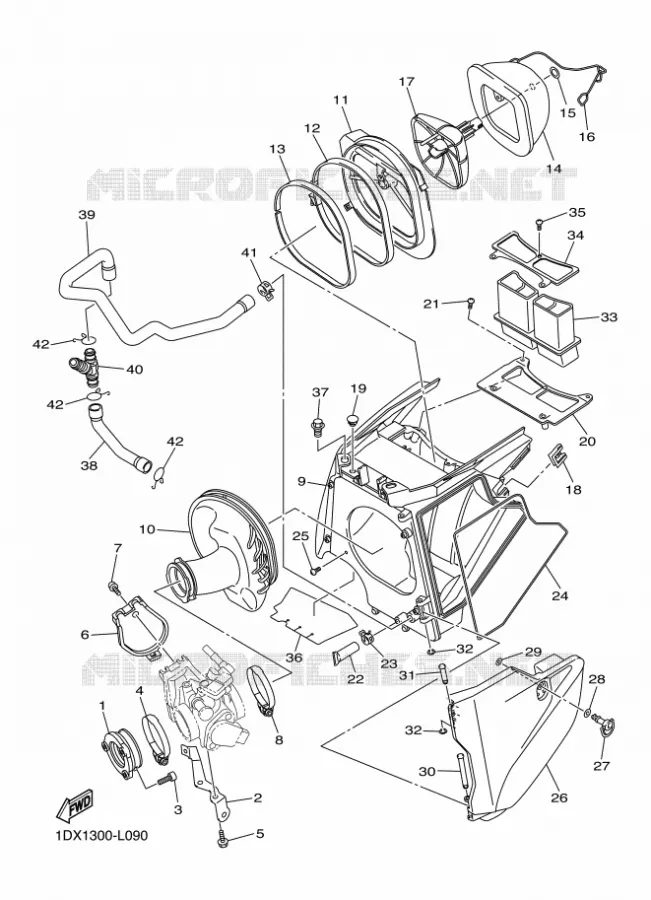 ADMISSION Yamaha MOTO 450 2012 WRF  WR450F
