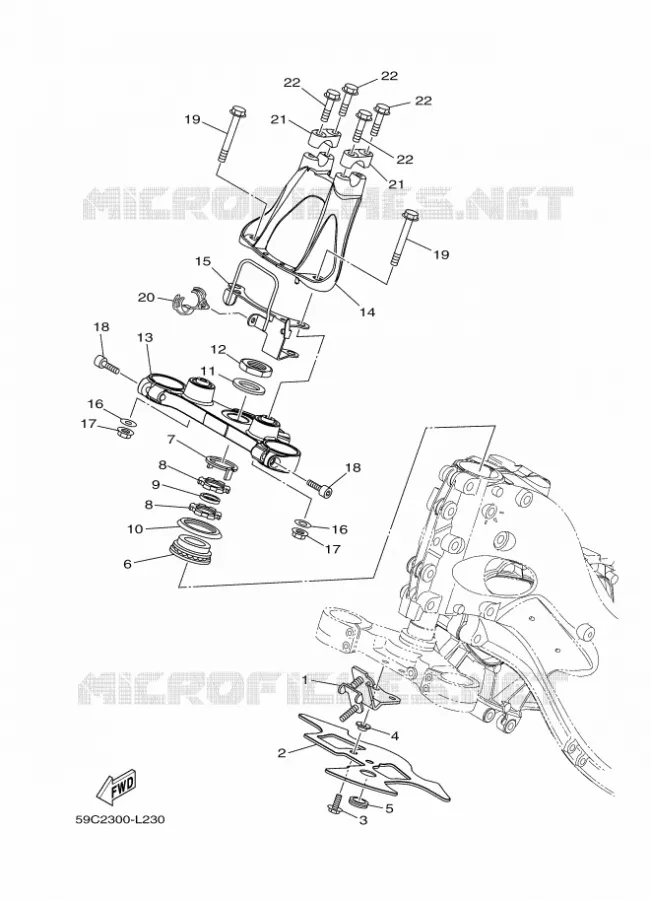 DIRECTION Yamaha SCOOTER 530 2012 TMAX ABS  XP500A