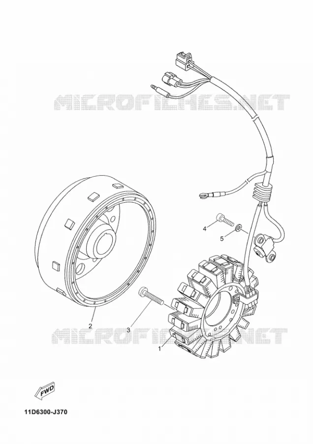 ALLUMAGE Yamaha MOTO 660 2012 XTZ TENERE  XT660Z TENERE
