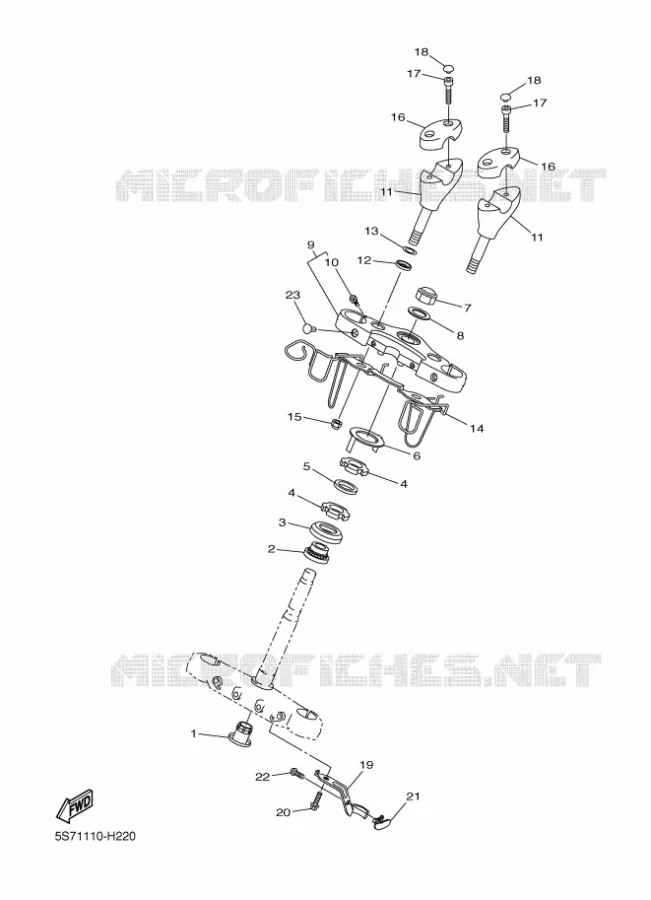 DIRECTION Yamaha MOTO 950 2012 MIDNIGHT STAR  XVS950A