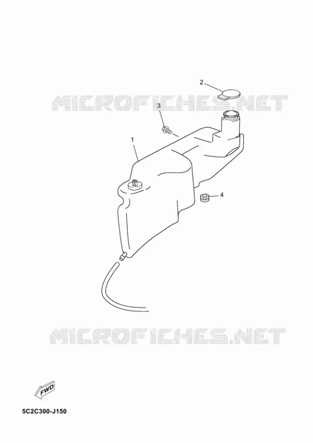 RESERVOIR D'HUILE Yamaha SCOOTER 50 2012 NEOS  YN50 NEO'S