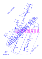 FOURCHE pour Yamaha MBK OVETTO 50 4 TEMPS de 2012