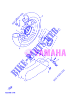 ROUE ARRIERE pour Yamaha MBK OVETTO 50 4 TEMPS de 2012