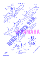 SUPPORT / REPOSE PIEDS pour Yamaha MBK OVETTO 50 4 TEMPS de 2012