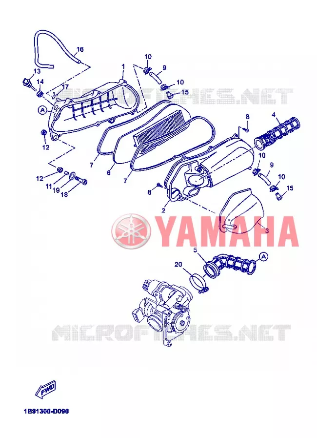 ADMISSION 2 Yamaha SCOOTER 125 2012 XMAX  YP125R