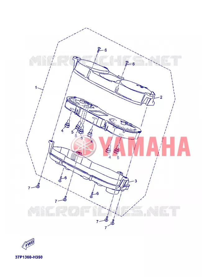 COMPTEUR  Yamaha SCOOTER 125 2012 XMAX SPORT  YP125R X-MAX 125 SPORT