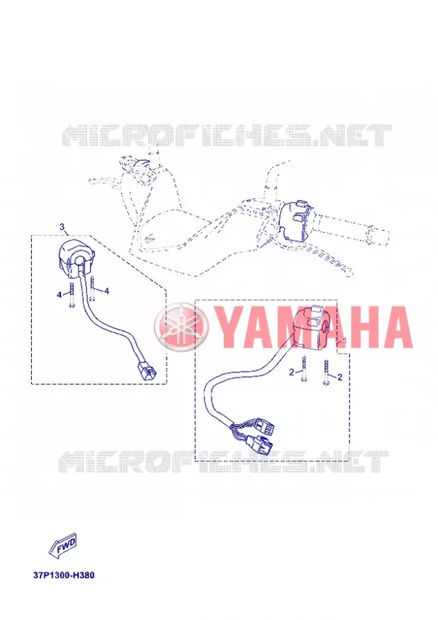 COMMODO / LEVIER Yamaha SCOOTER 125 2012 XMAX ABS  YP125RA