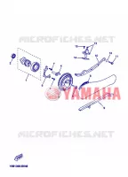 ARBRE A CAMES / CHAINE DE DISTRIBUTION pour Yamaha YP125RA de 2012
