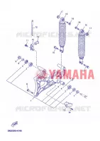 BRAS OSCILLANT / AMORTISSEUR pour Yamaha YP125RA de 2012