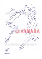 COUVERCLE LATERAL pour Yamaha YP125RA de 2012