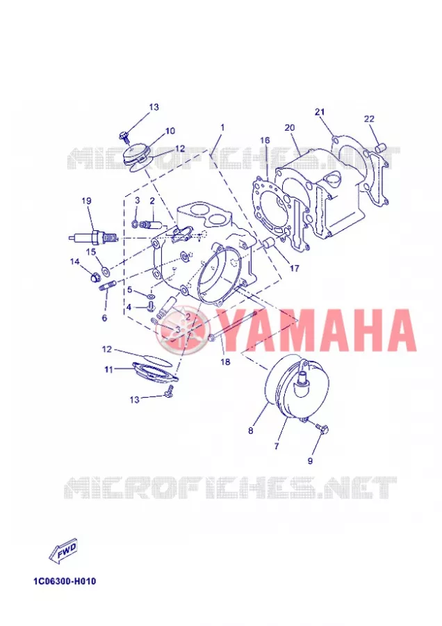 CYLINDRE Yamaha SCOOTER 250 2012 XMAX  YP250R