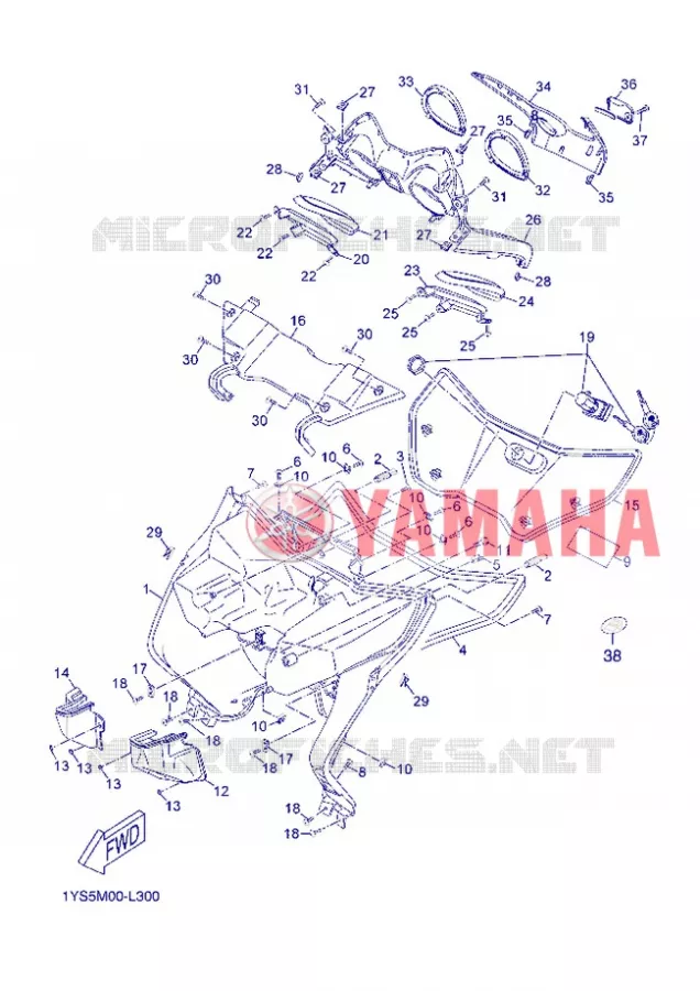 PROTEGE JAMBES Yamaha SCOOTER 250 2012 XMAX  YP250R