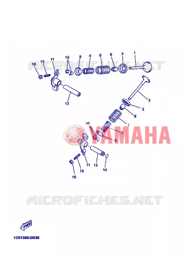 SOUPAPE Yamaha SCOOTER 250 2012 XMAX SPORT  YP250R X-MAX 250 SPORT