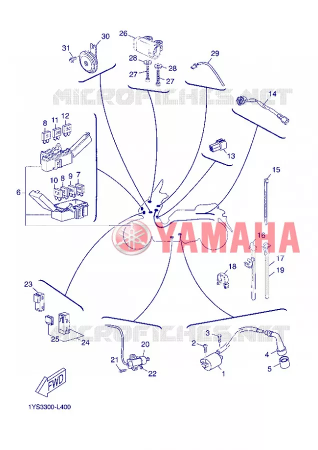 PARTIE ELECTRIQUE 2 Yamaha SCOOTER 250 2012 XMAX ABS  YP250RA