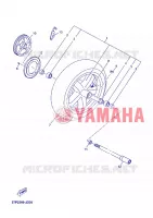 ROUE AVANT pour Yamaha YP250RA de 2012