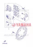 ETRIER DE FREIN AVANT pour Yamaha YP250RA  de 2012