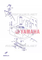 RESERVOIR A ESSENCE pour Yamaha YP250RA  de 2012