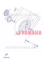 ROUE AVANT pour Yamaha YP250RA  de 2012